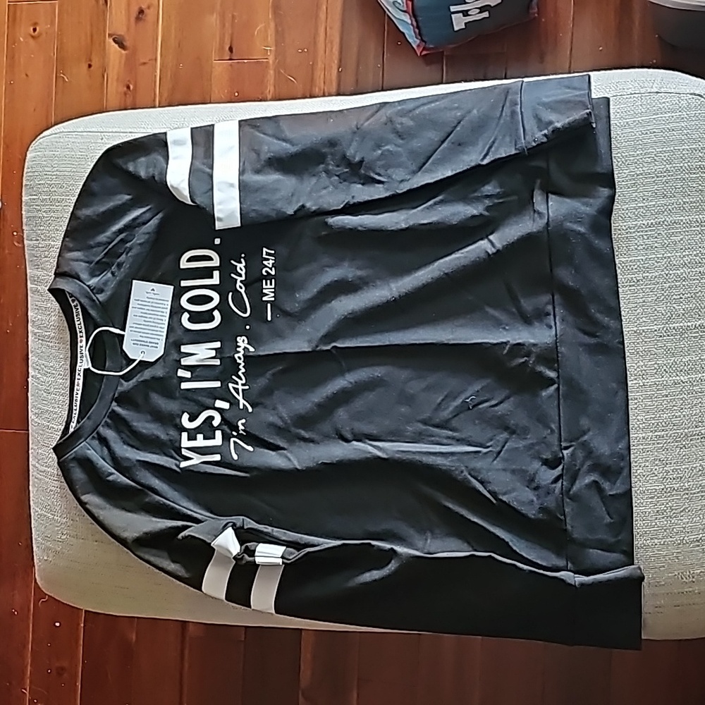 Yes I'm Cold, I'm Always Cold Long Sleeve Shirt, Size Small